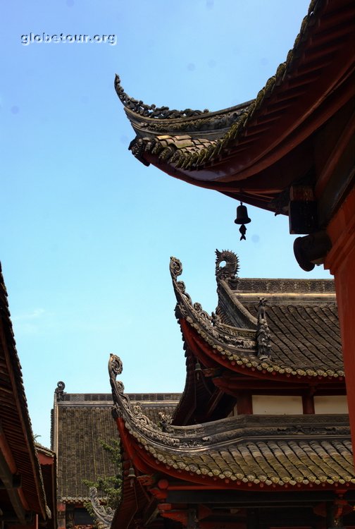 China, Chengdu, Whensu monastery