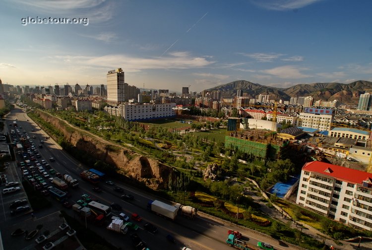 China, Xining, view from Amy's house