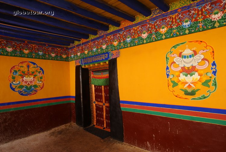 Tibet, Lhasa, inside Jokhang monastery