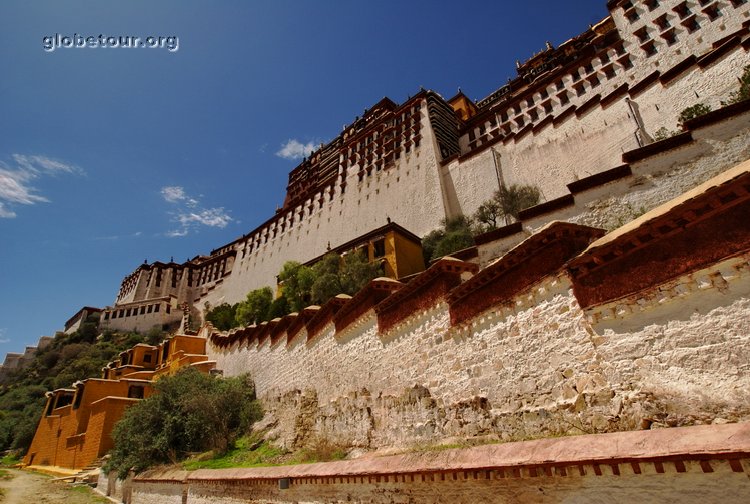 Tibet, Lhasa, Potala palace
