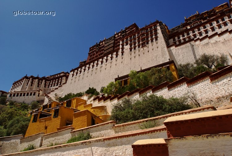 Tibet, Lhasa, Potala palace