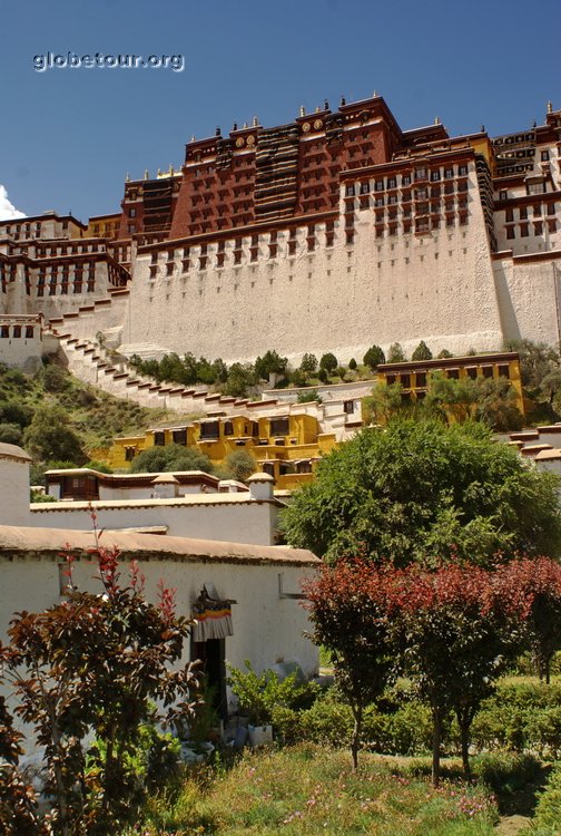 Tibet, Lhasa, Potala palace