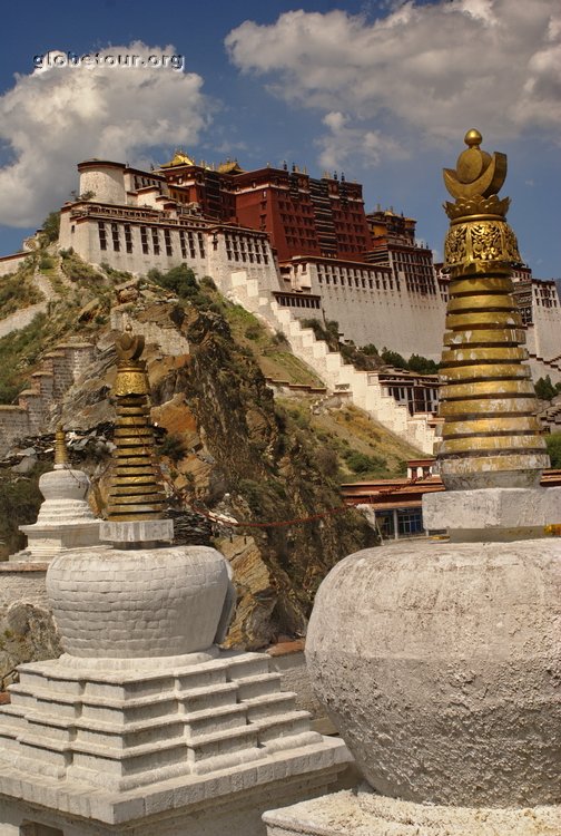 Tibet, Lhasa, Potala palace