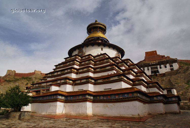 Tibet, Gyantse, Pelkor Chode monastery, Kumbum