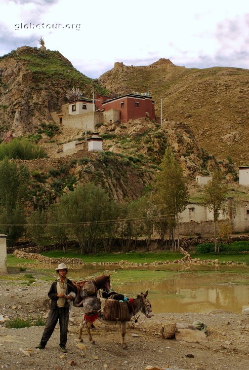 Tibet, small town in country side