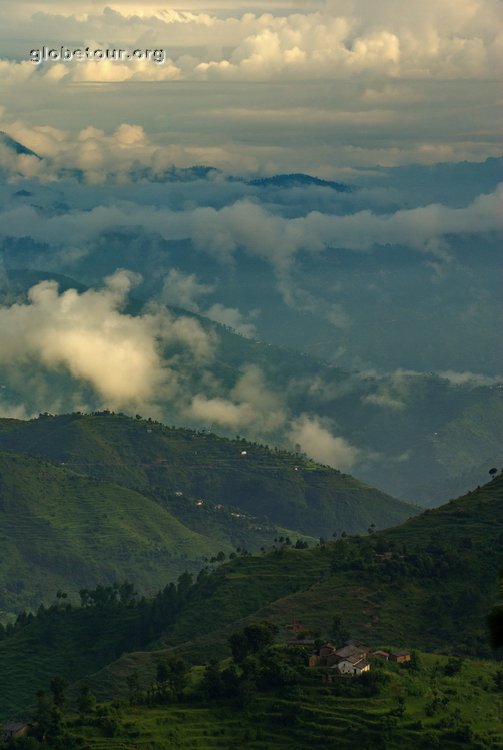 India, mountains arround Champawa