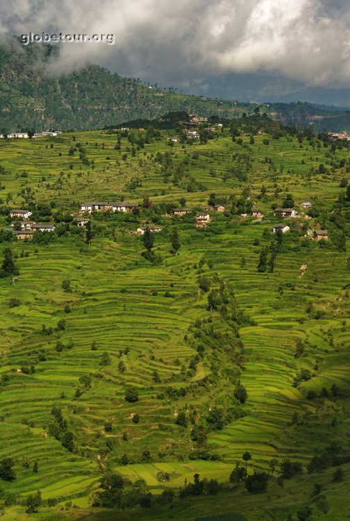 India, mountains arround Champawa