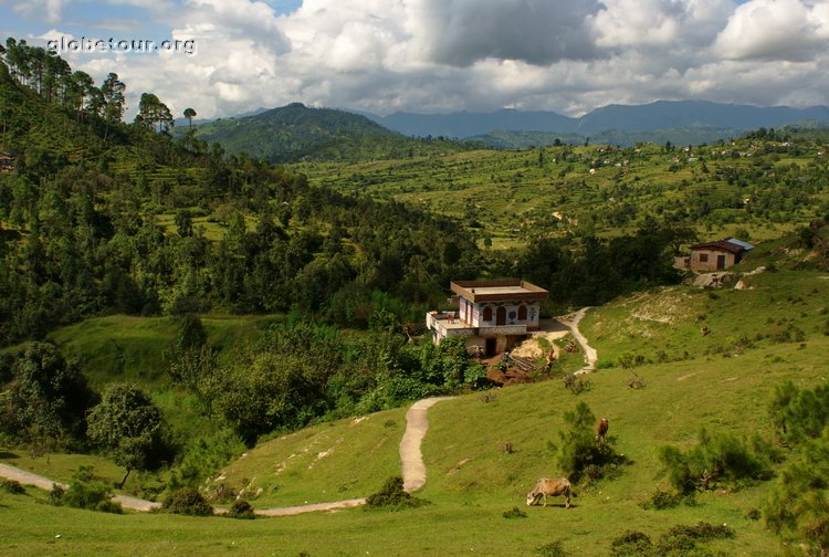 India, mountains arround Champawa