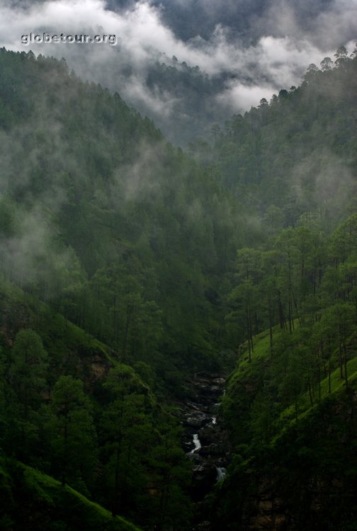 India, mountains arround Champawa