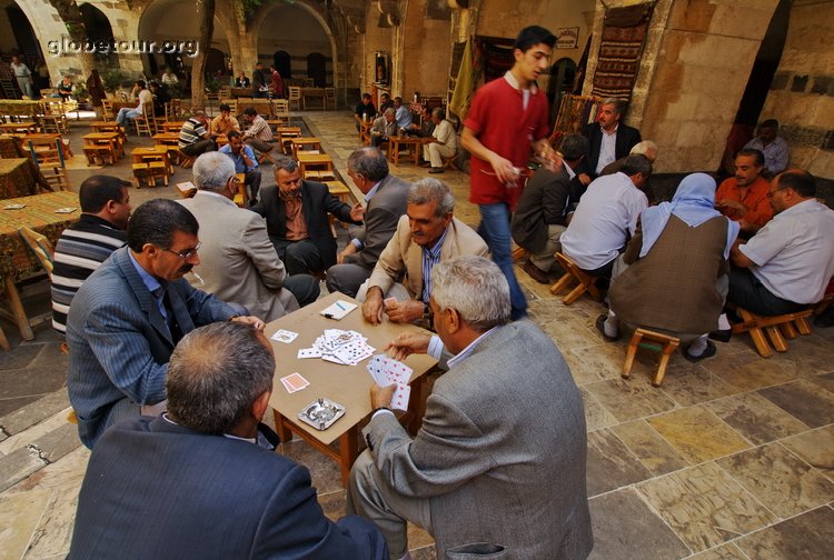 Turkey, Sanliurfa, tea place