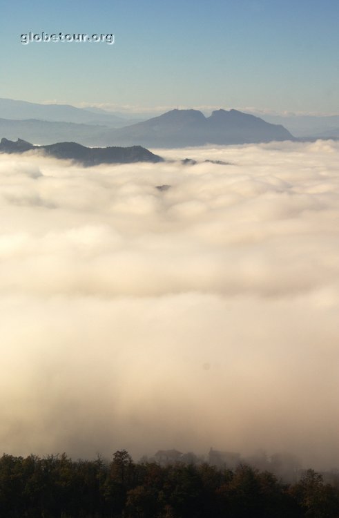 Italy, view from San Marino