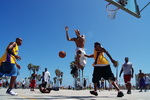 Los+Angeles,+basquet+a+Venice+beach
