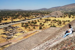 Mexico,+Teotihuacan,+vista+desde+el+Templo+del+Sol