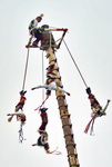 Mexico,+Cuetzalan,+voladores+de+Papantla