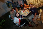 Mexic,+Playa+del+Carmen,+cenando+con+amigos