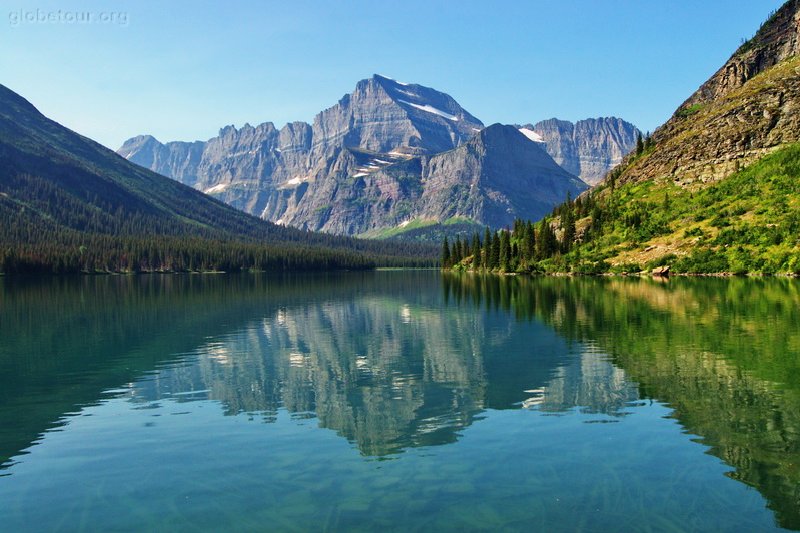 US, Montana,Glacier National Park, Josephine lake